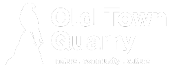 Old Town Quarry logo white.
