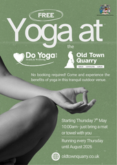 Yoga at the Old Town Quarry